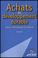 Achats et d�veloppement durable - Enjeux m�thodologie